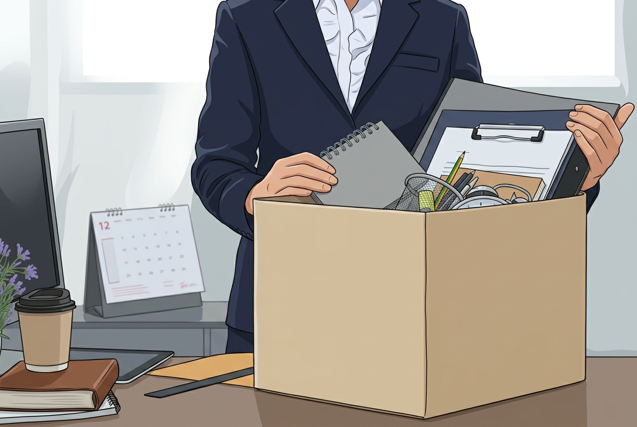 Départ de l’entreprise
